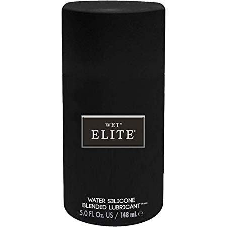 Wet Lubes Wet Elite Black Water Silicone Blend 5.0 Fl.oz/148ml