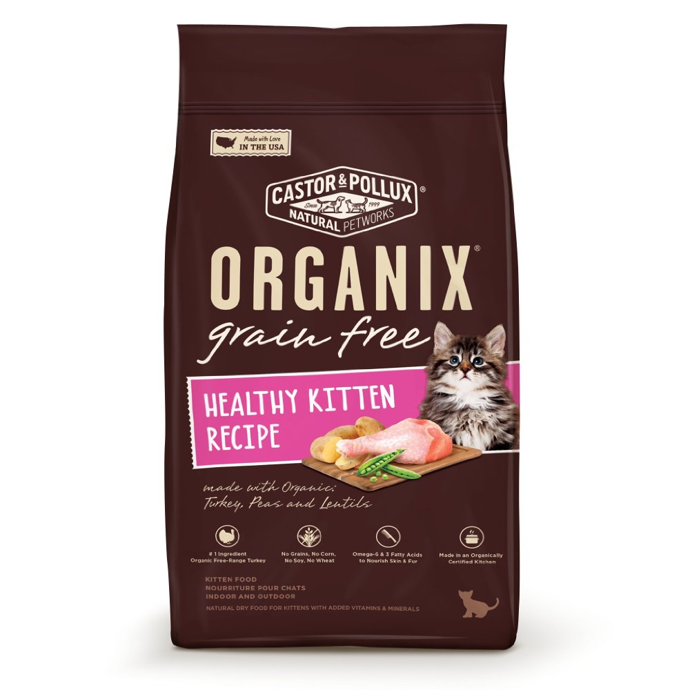 Organix Grain Free Healthy Kitten Recipe Dry Cat Food 4-Pound