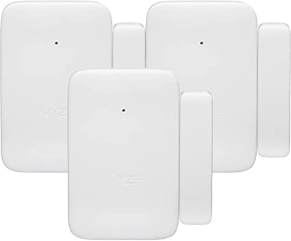 Wyze Home Security System Entry Sensor - Window and Door Entry Protection (3-Pack)