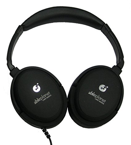 ABLE PLANET NC300B True Fidelity Around-the-Ear Active Noise Canceling Headphones (Black) (Discontinued by Manufacturer)