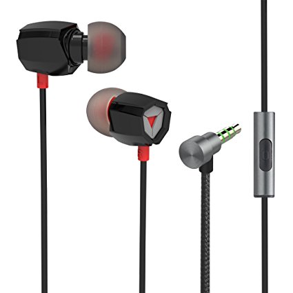 G-Cord Premium In-Ear Headphones Stereo Sound Noise-Isolating Earbuds for iPhone iPod iPad Smartphones MP3 Player