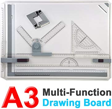 Smallwise Trading PRO Quality A3 Drawing Board Table with Parallel Motion and Adjustable Angle NEW