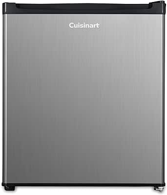 Cuisinart 1.7 Cu. Ft Compact Fridge, Silver