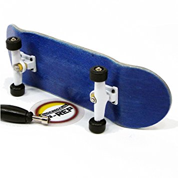 P-Rep Blue Complete Wooden Fingerboard with Basic Bearing Wheels - Starter Edition