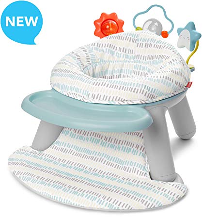 Skip Hop Baby Seat Silver Lining Cloud 2-in-1 Sit-up Chair & Activity Seat