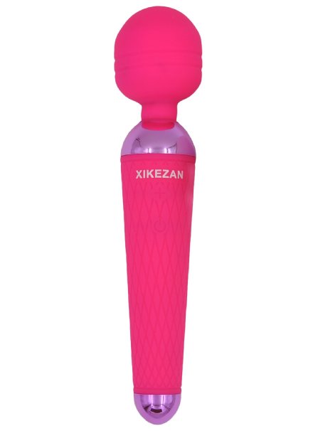 XIKEZAN 10 Speed Powerful Clitoral G-Spot Vibrator Sex Toy AV Magical Wand Massager for Women,Couples and Personal Neck and Shoulder Free VWTECH Sexual Lubricant(Pink)