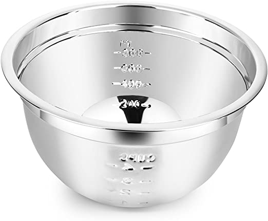 Penguin Home 3011 Stainless Steel 18cm/0.8L Mixing Bowl, Mirror Finish