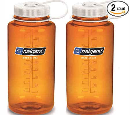 Nalgene 32oz Wide Mouth Everyday Water Bottle - Tritan - 2 Pack