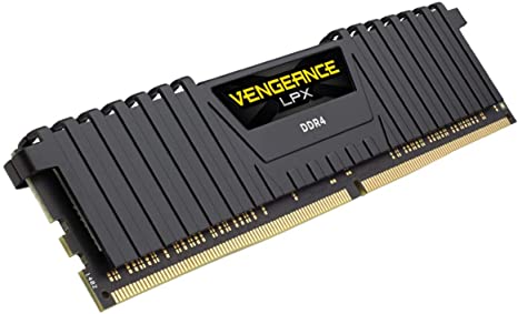 Corsair Vengeance LPX 16GB (1x16GB) DDR4 DRAM 3000MHz (PC4 24000) C15 Memory Kit - Black