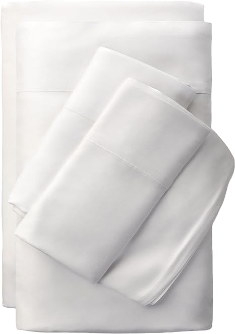 Classic Bamboo Sheets by Cariloha (White, Queen)