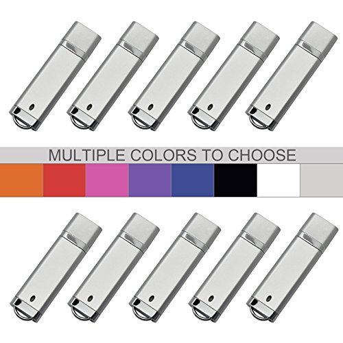 20 Bulk Pack 4G USB Flash Drive Memory Flash Drive Design in Snapcap (Silver)