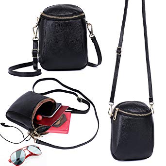 Zg Small Crossbody Purse for Women, Cell Phone Purse Crossbody Fits for IPhone 6 6S 7 8 Plus and Samsung Galaxy S7 S8 Edge