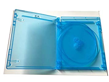 New MegaDisc 15mm Blu-ray Replacement Case Holds 3 Discs 5 Pack (3 Tray) Premium
