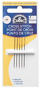 Size 28 Cross Stitch Needles(5)