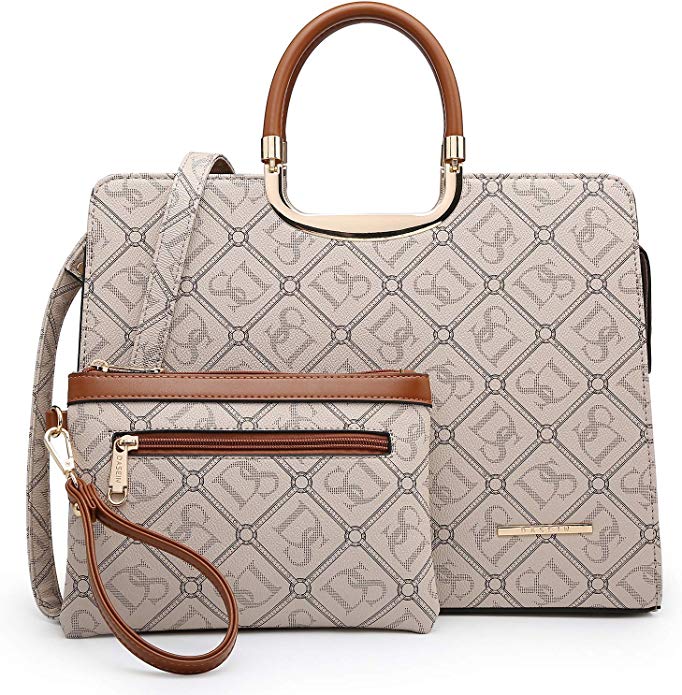 Women's Fashion Handbag Ladies Tote Shoulder Bags Satchel Purse Top Handle Work Bag with Matching Wallet