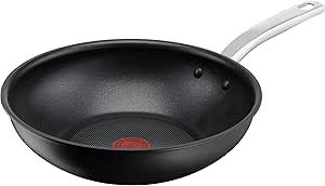 Tefal Gourmet Hard Anodised Non-Stick Wok 28cm, B4851917