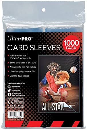 Ultra Pro Clear Card Sleeves for Standard Trading Cards