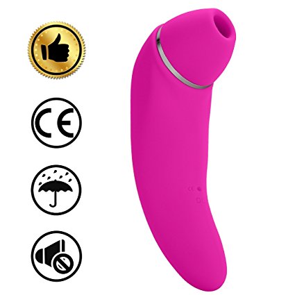 SEXBON 2-In-1 Satisfyer Rechargable Nipples Clitoris Sucking Vibrator, G-Spot and Clitoris Stimulation Massager, Life Waterproof with 20 Frequency