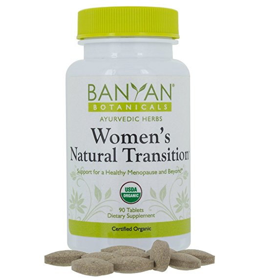 Banyan Botanicals Women's Natural Transitition - Certified Organic, 90 Tablets - For Supporting a Women's Transition Through Menopause