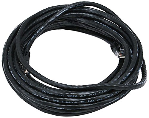 Monoprice 25FT 24AWG Cat6 550MHz UTP Ethernet Bare Copper Network Cable - Black