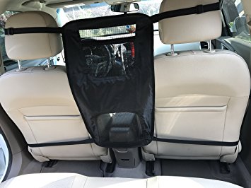 EXPAWLORER Frontseat Net Pet Barriers for Vehicles,Travel Accessories,Lightweight,Durable & Multifunctional