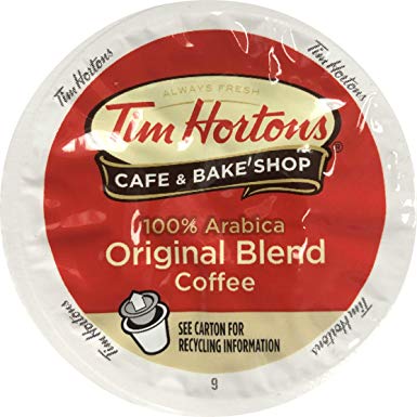 Tim Horton's Single Serve Coffee Cups, Original Blend, 80 Count - Packaging May Vary