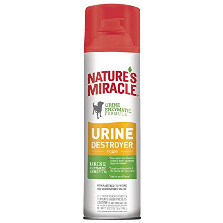 Nature's Miracle Pet Stain and Odor Remover Foam Aerosol Sprays