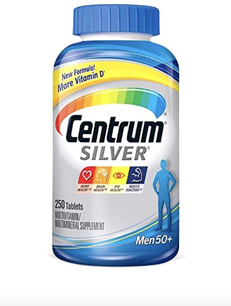 2-Pack Centrum Silver Ultra Men's Multivitamin and Multimineral 250 Tablets X 2