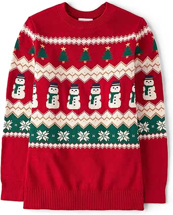 The Children's Place Women's Long Sleeve Christmas Sweater