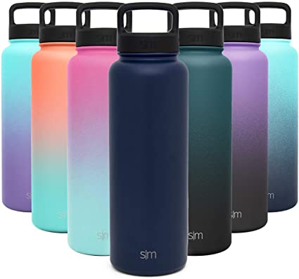 Simple Modern Summit Water Bottle, 40 Ounce, Deep Ocean