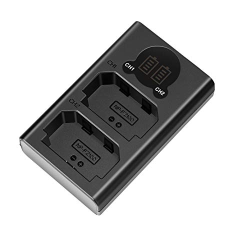 Neewer Dual USB Charger for Sony NP-FZ100 Battery Compatible with Sony A9 A7III A7RIII Cameras Designed with LCD Display Versatile Charging Options