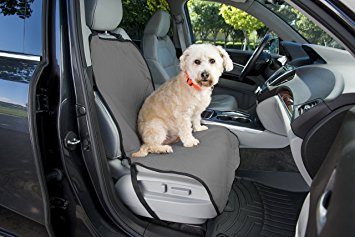 Dog Seat Protector for Cars – Front Dog Seat Cover for Your Auto’s Bucket Seat – Non-slip Backing – Bonus Pet Seat Belt Included