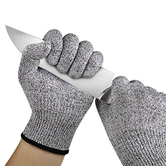 Staron Cut Resistant Gloves High Performance Finger Protective Cover, Kitchen Cutting Food Grade Level 5 Protection, Slicing and Wood Carving