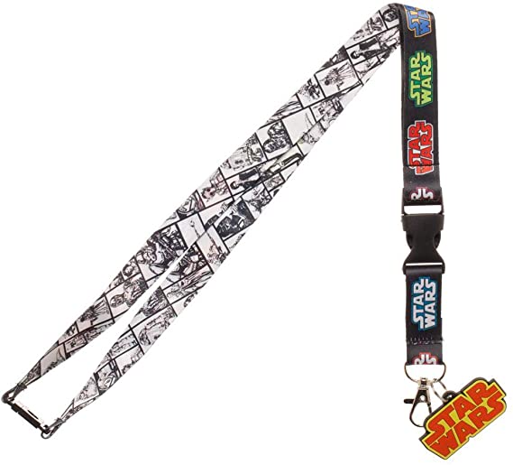 Star Wars Classic Logo Breakaway Lanyard with Charm