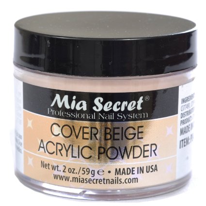 Mia Secret Cover Beige Acrylic Powder 2 Oz