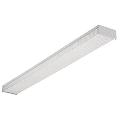 Lithonia Lighting 3348 Lighting Two-Light Fluorescent Ceiling Fixture, White