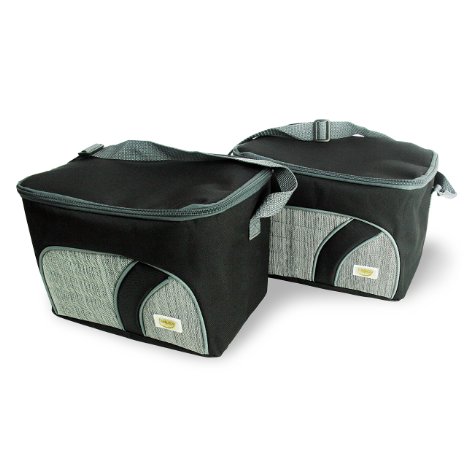 Happy To Go Adult Insulated Lunch Box Bag for Men and Women - Set of 2
