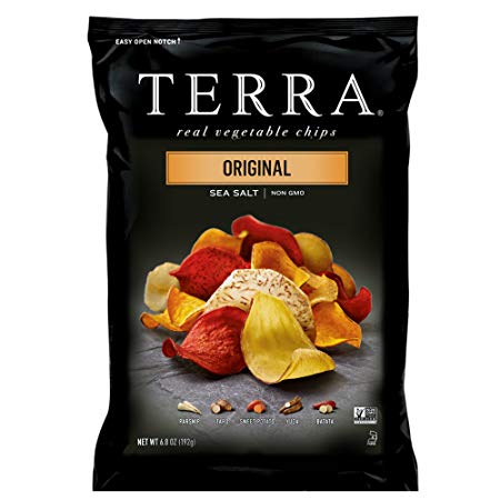TERRA Original Chips with Sea Salt, 6.8 oz. (Pack of 12)