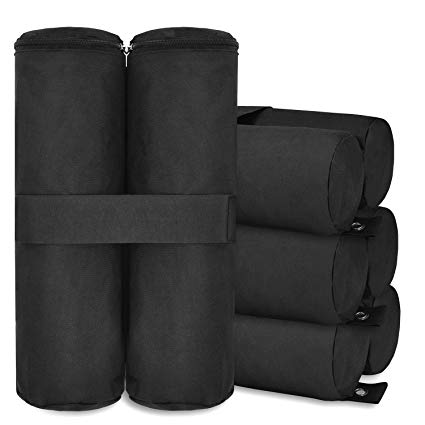 MaidMAX Canopy Weight Bags,Sand Bag with Zippered Top for Instant Legs,Pop Up Canopy Outdoor Sun Shelter Tents, 4-Pack