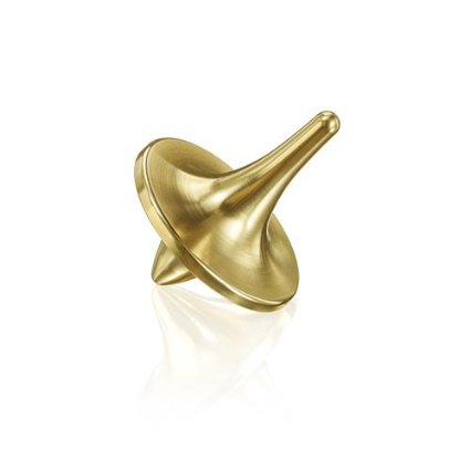ForeverSpin Brass Spinning Top - Spinning Tops Built to Last and Spin Forever -The Perfect Balance between Performance and Beauty