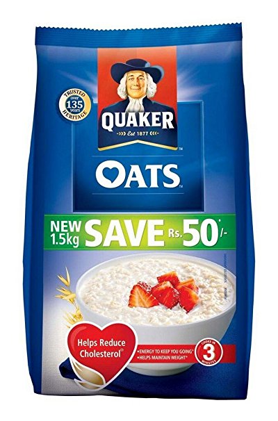 Quaker Oats, 1.5kg Pack