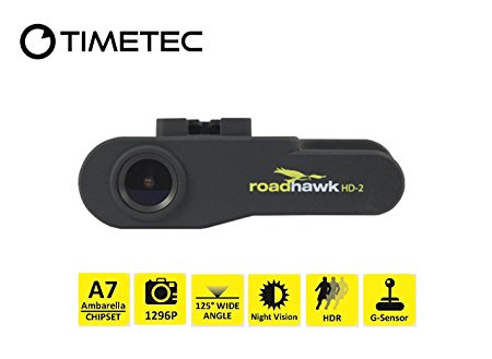 Timetec Road Hawk Car Driving Recorder 2K Super HD Car Vehicle Road Traffic Accident/Incident Dash Windshield Dashboard Video Audio Camera Recorder Camcorder DVR System