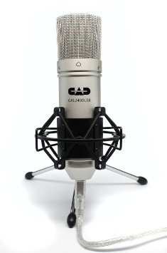 CAD GXL2400-USB Large Diaphragm Studio Condenser USB Recording Microphone with Shock Mount