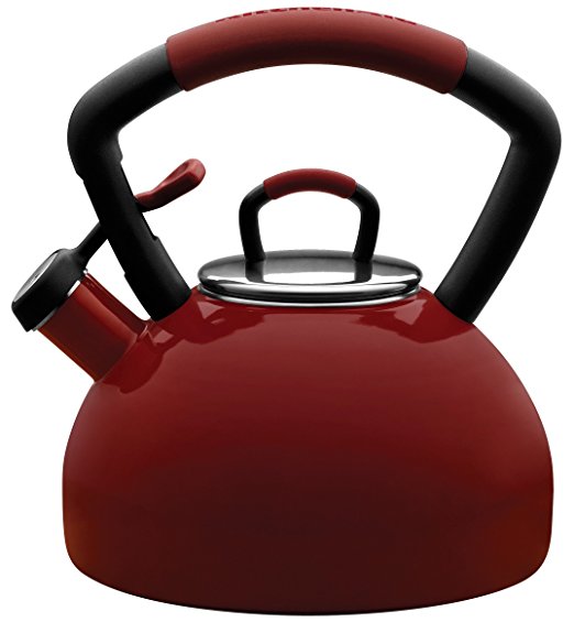 KitchenAid 2.25-Quart Soft Grip Kettle, (Red)