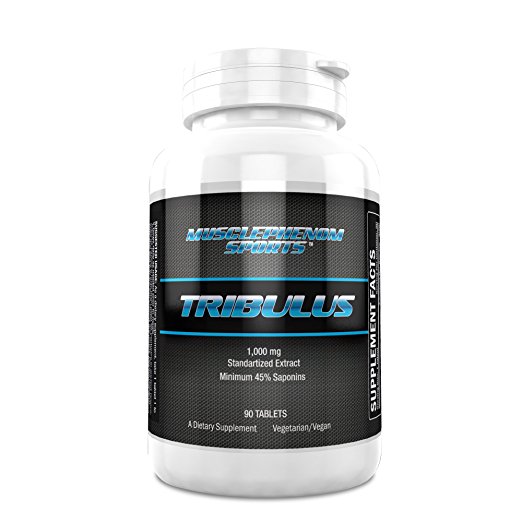 #1 Tribulus Terrestris 1000mg 45% - 3 month supply - Test booster, strength, libido, and Energy 90 tablets Vegetarian/Vegan