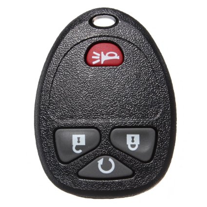 AUDEW Replacement Key Remote Keyless Fob Shell Case & Pad Cover For GM Chevrolet Cadillac Pontiac Saturn Suzuki