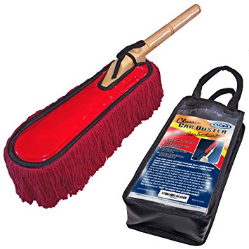 Classic Car Duster with Solid Wood Handle includes Storage Case - Popular Detailers Choice
