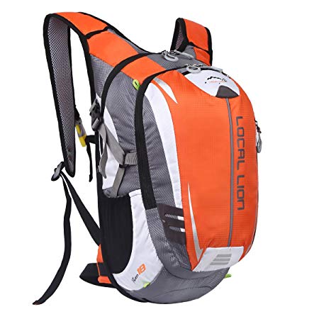 LOCALLION Biking Backpack Cycling Backpack Riding Backpack Bike Rucksack Outdoor Sports Daypack for Running Hiking Camping Travelling Ultralight Men Women 18L