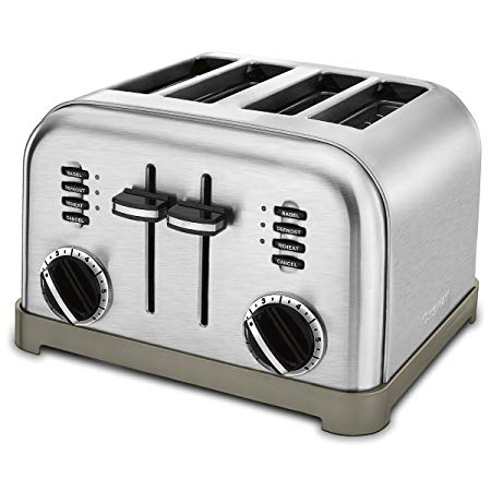 CUISINART CPT-180 Metal Classic 4-Slice Toaster, Brushed Stainless