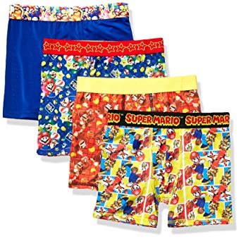 Nintendo Boys' Mario Athletic Boxer Brief